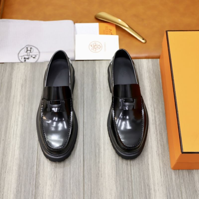 H**mes leather shoes